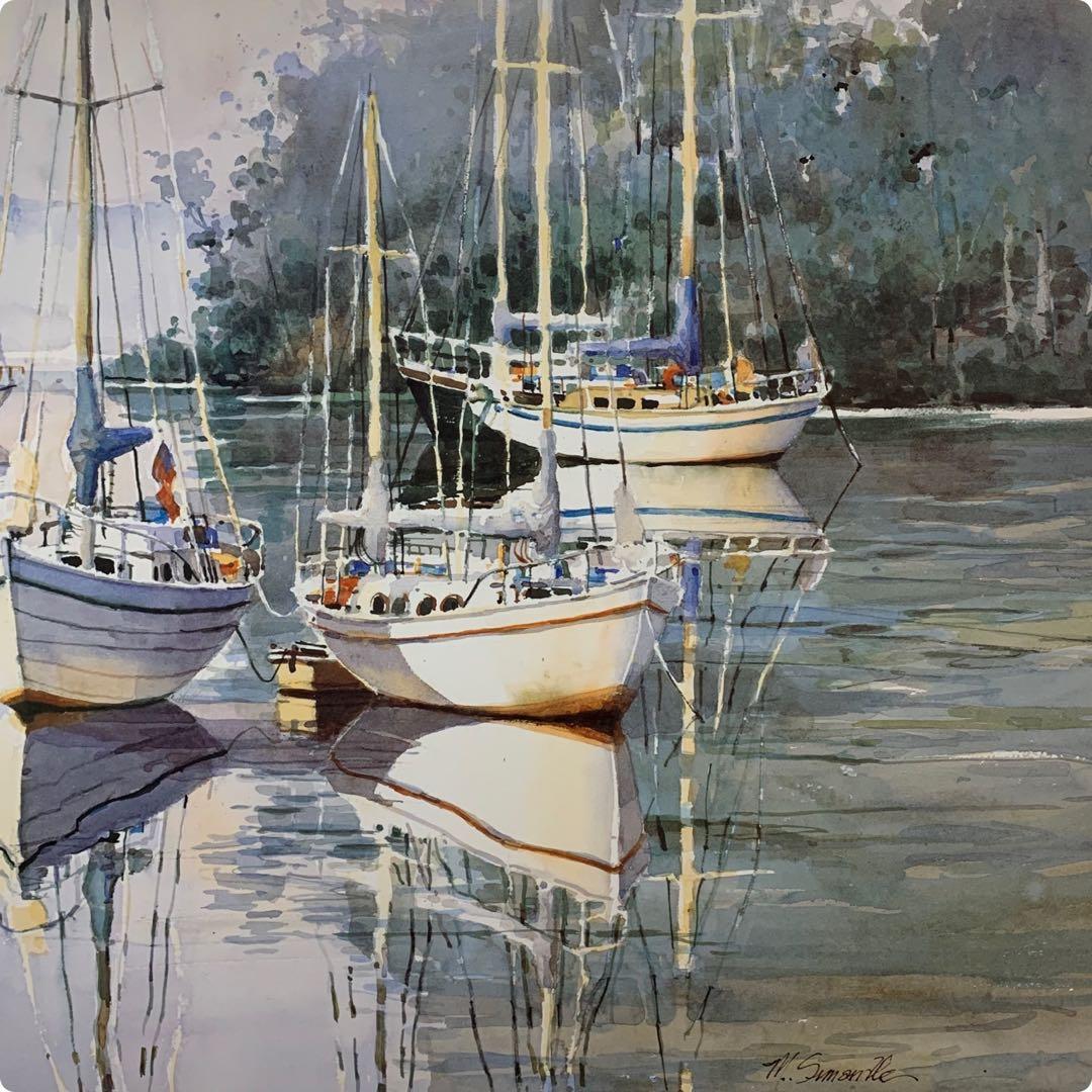 アートポスター　マリリン・シマンドル『カーム・ウォーターズ』