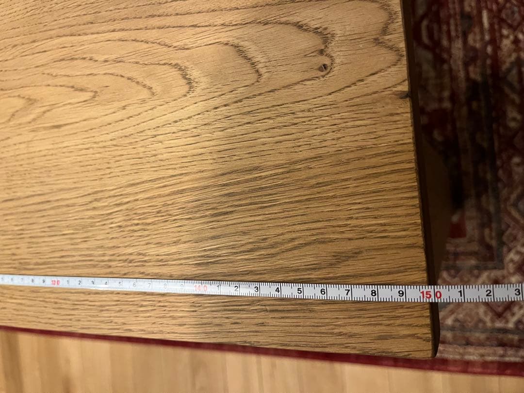 CRASH GATE 美品ダイニングテーブルW1500 オーク　クラッシュゲート