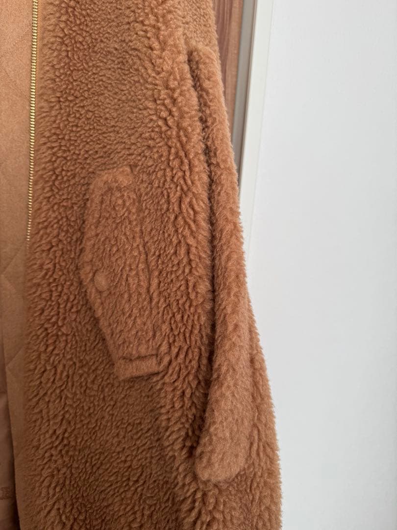 美品　Max Mara マックスマーラ　テディ　ケープ　ポンチョ