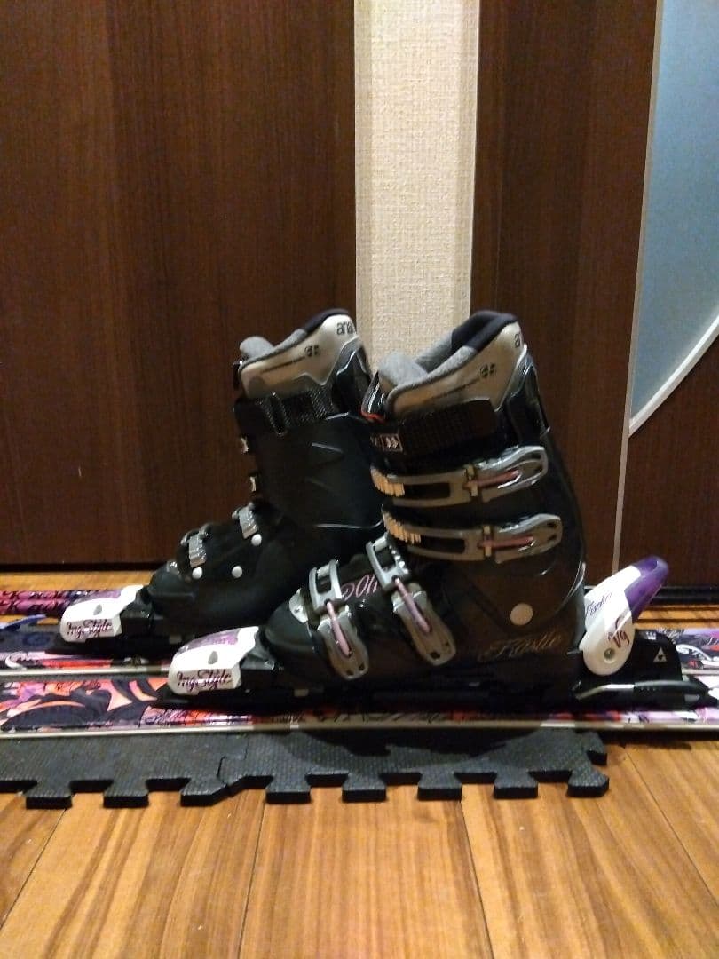 珍♡個性派♡/Fischer/レディース用/スキーセット/メンテ・WAX済み✔