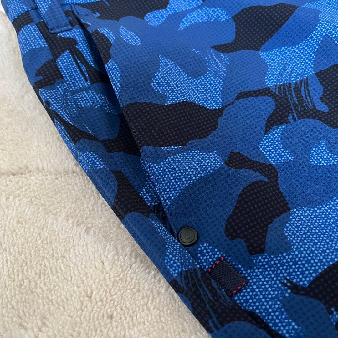 新品★50,600円 BRIEFING 上下２枚ポロシャツ＆ハーフパンツ黒青 S