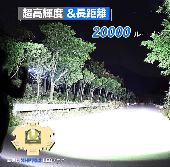 懐中電灯 かいちゅうでんとう led 強力 軍用 最強 Shadowhawk