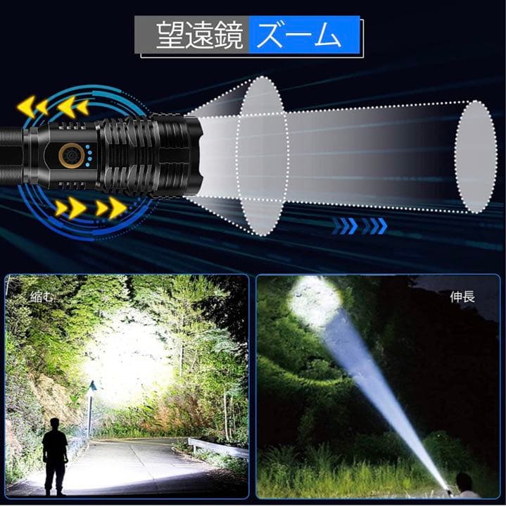 懐中電灯 かいちゅうでんとう led 強力 軍用 最強 Shadowhawk