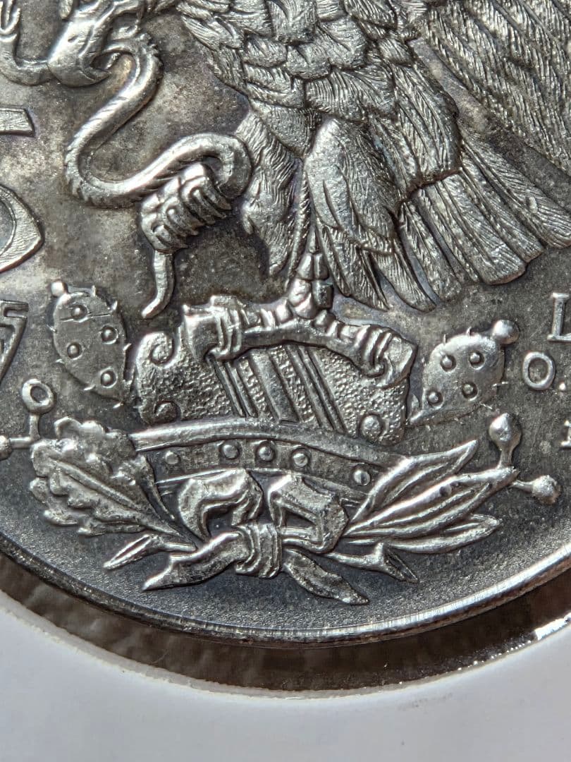 メキシコ合衆国　第19回メキシコシティ オリンピック　25ペソ銀貨　1968