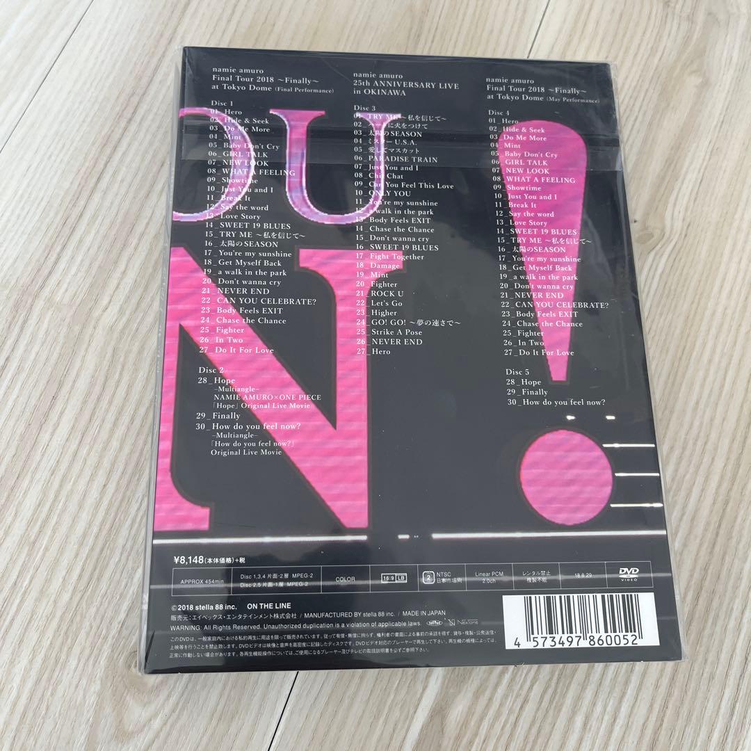 たか　安室奈美恵 初回限定盤 Finally 5公演 DVD 5枚セット