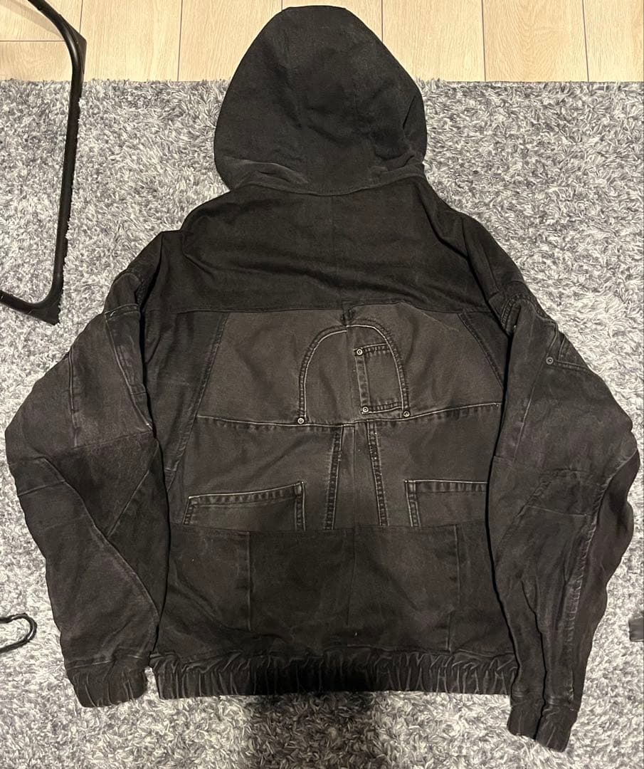 Carhartt ブラック ダックジャケット 短丈 XL