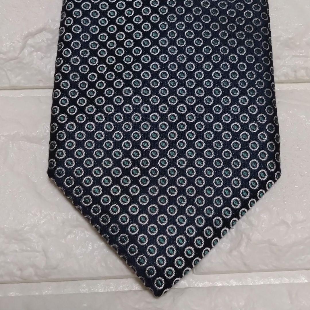 ✨️新品、未使用✨️　ヒューゴボス　ネクタイ タグ付　シルク　ドット柄　イタリア