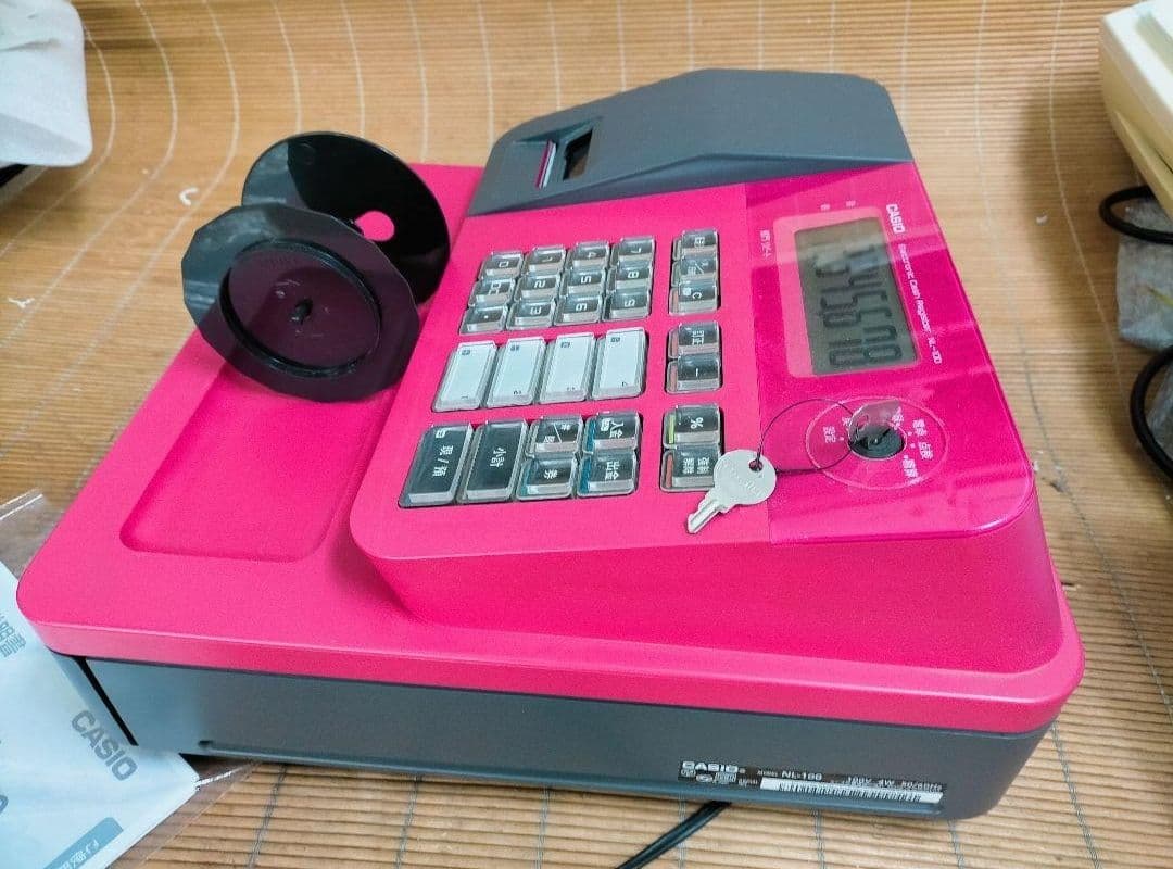 カシオレジスター　NL-100　コンパクト　人気機種　感熱紙　110888