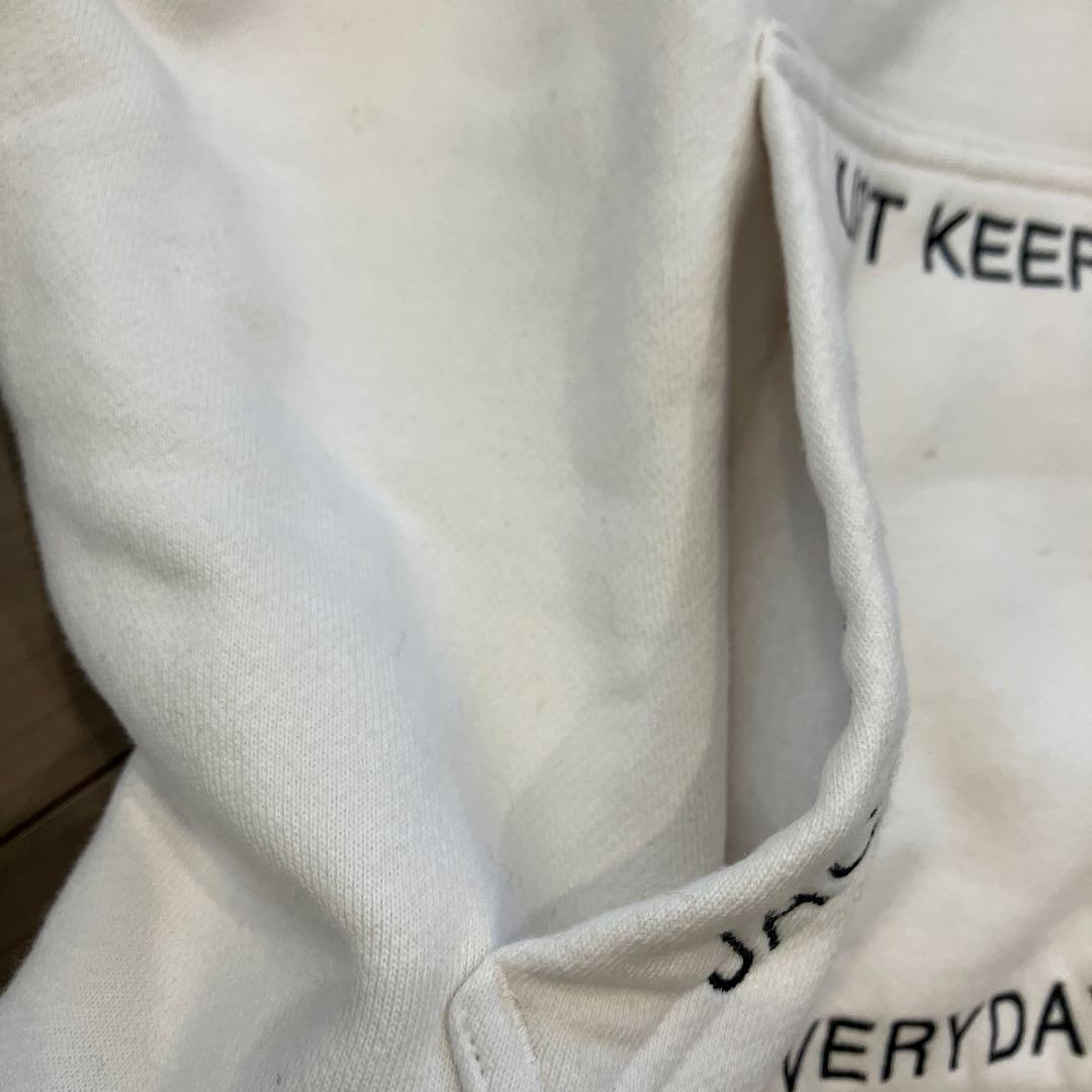 Jack Bunny!! ジャックバニー 長袖 フードパーカー　ホワイト