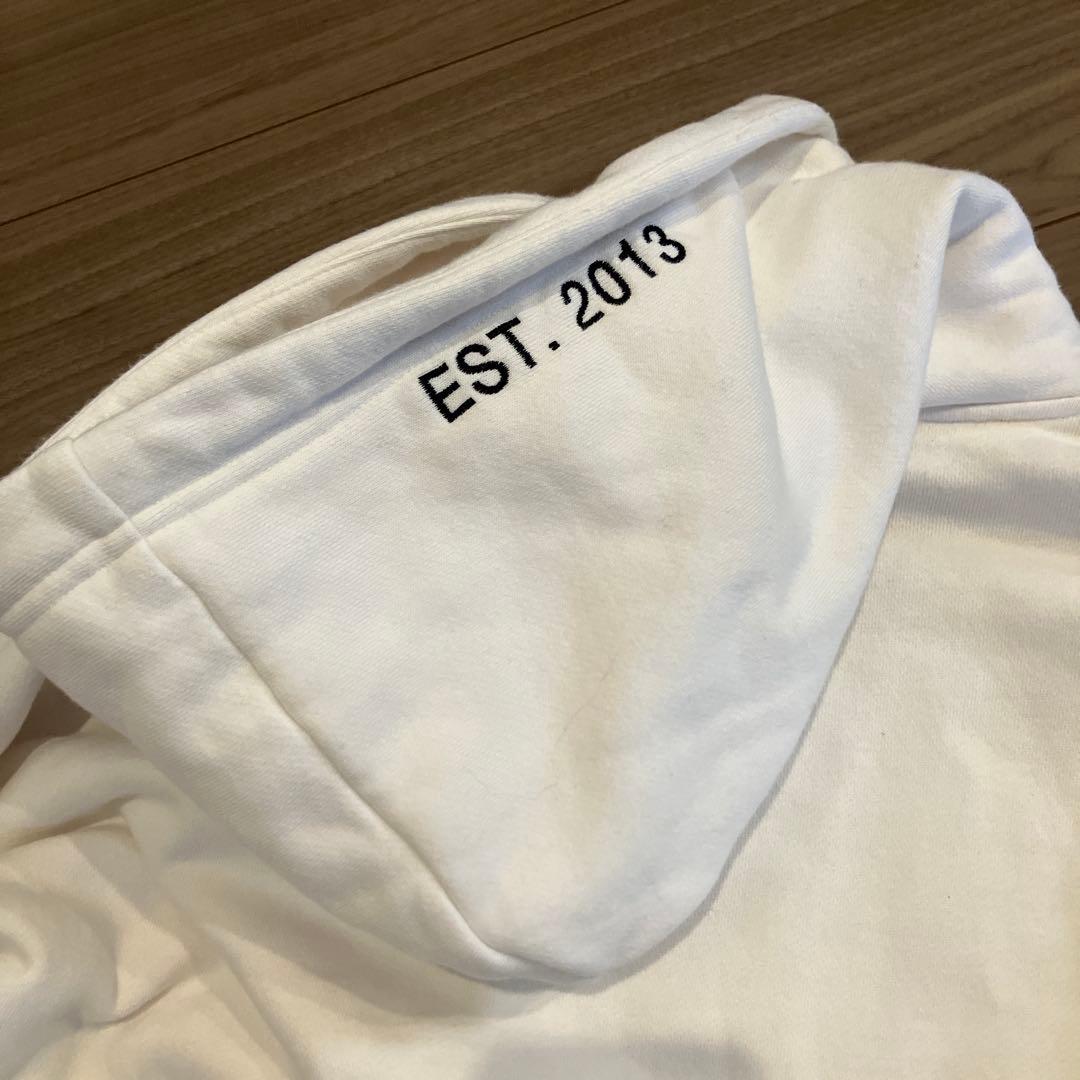 Jack Bunny!! ジャックバニー 長袖 フードパーカー　ホワイト