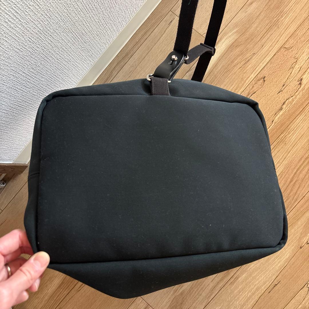 良品 ビリンガム ワンショルダースリング ブラック英国製 2WAY トートバッグ