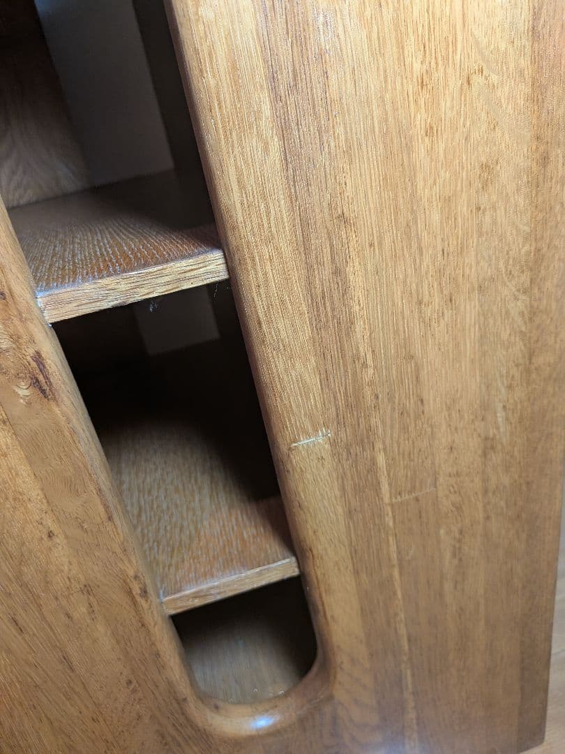 《送料込》ナジコ 80年代 ヴィンテージシェルフ 木製棚 北欧レトロ家具