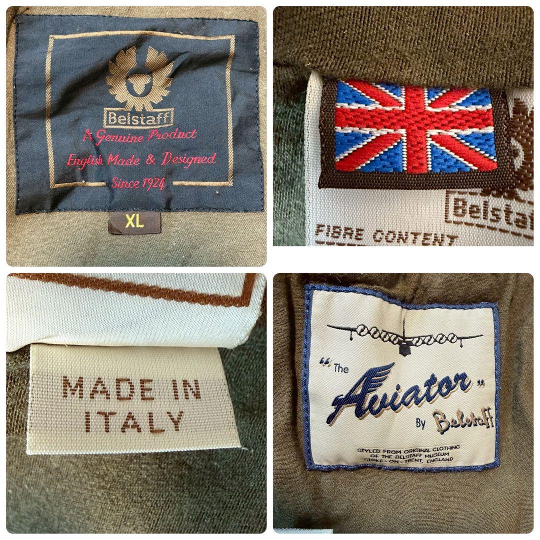 XLサイズ Belstaff The Aviator レザージャケット イタリア