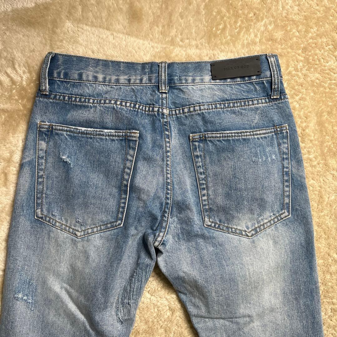 Fear of godスキーニーデニム　ダメージ加工　サイズ30