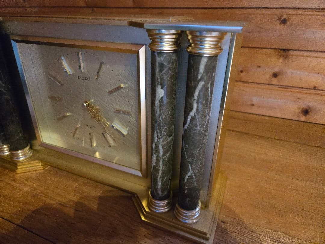 0561 SEIKO 昭和　QY314G 置き時計