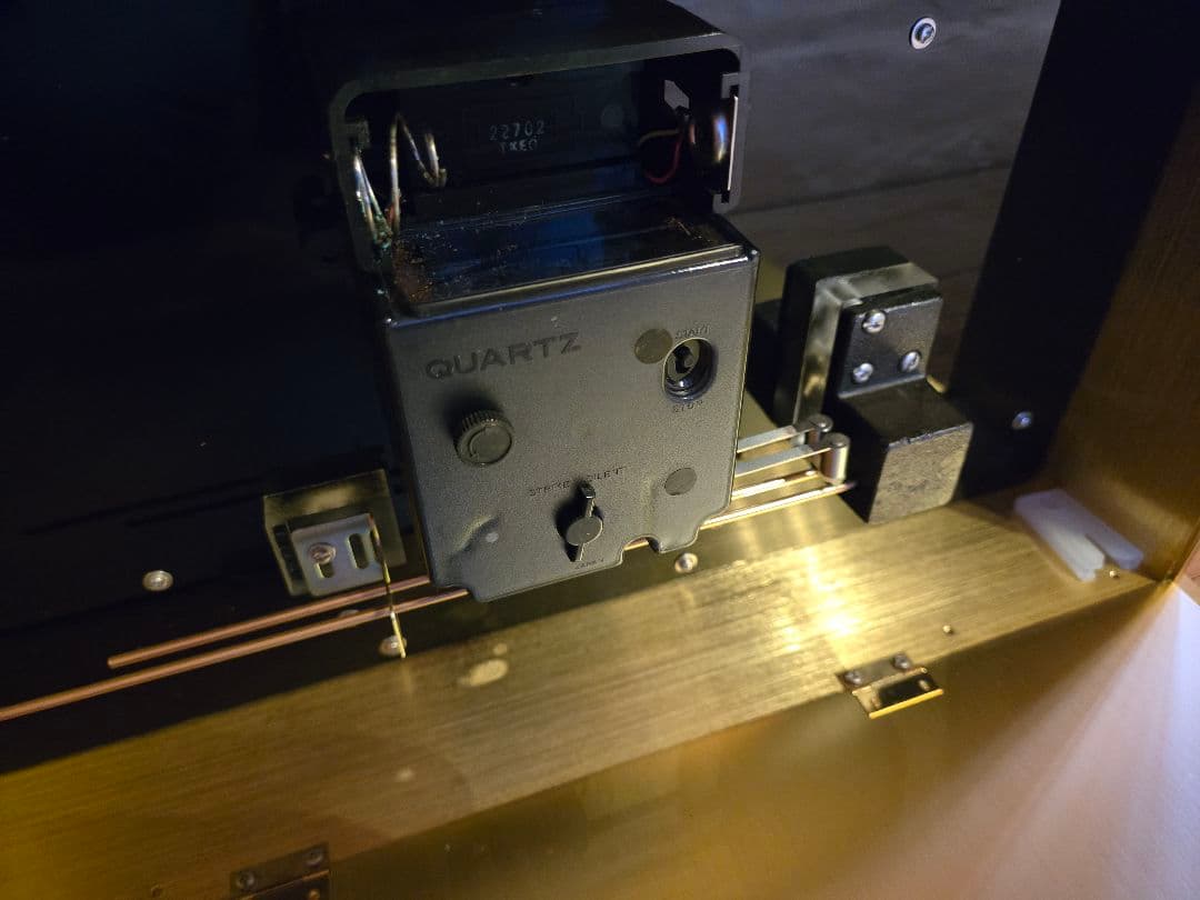 0561 SEIKO 昭和　QY314G 置き時計