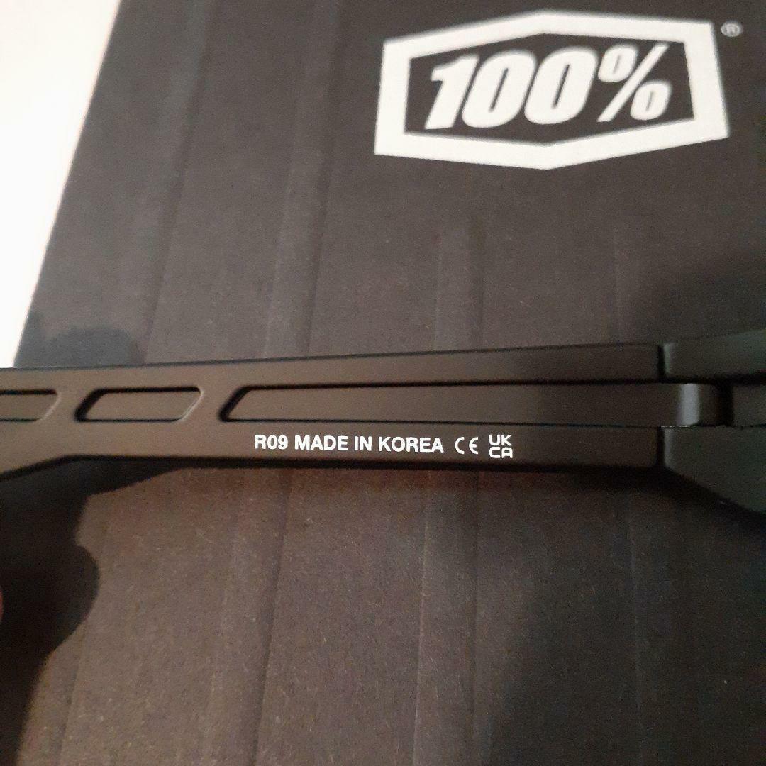 100% S2 ブラック クリムゾン ワンハンドレッド サングラス