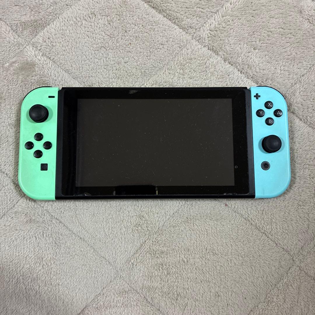 Nintendo Switch 本体 水色/黒 ドック付き