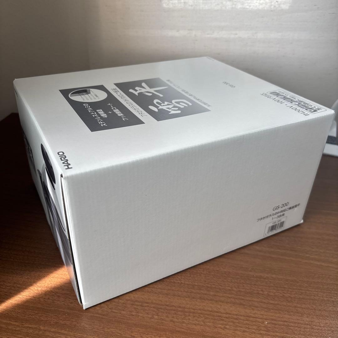 【新品】HARIO 雪平ご飯釜 1～3合 IH対応 フタがガラスのご飯釜