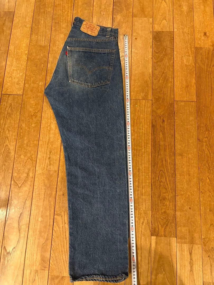 E*e様 濃紺80s Levi’s 501 赤耳 クロカンW35 66後期後継