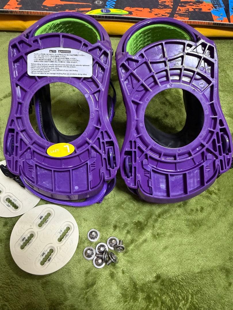 【美品】LIB TECH SKATE BANANA156/FLUX スノーボード