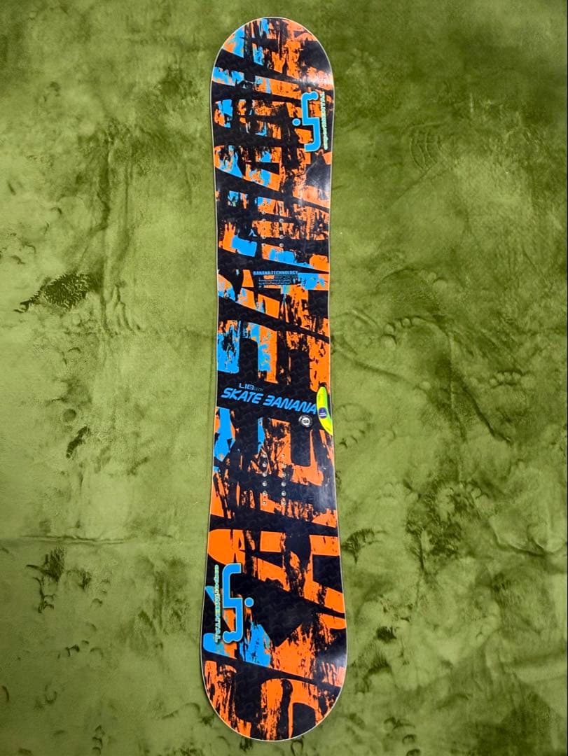 【美品】LIB TECH SKATE BANANA156/FLUX スノーボード