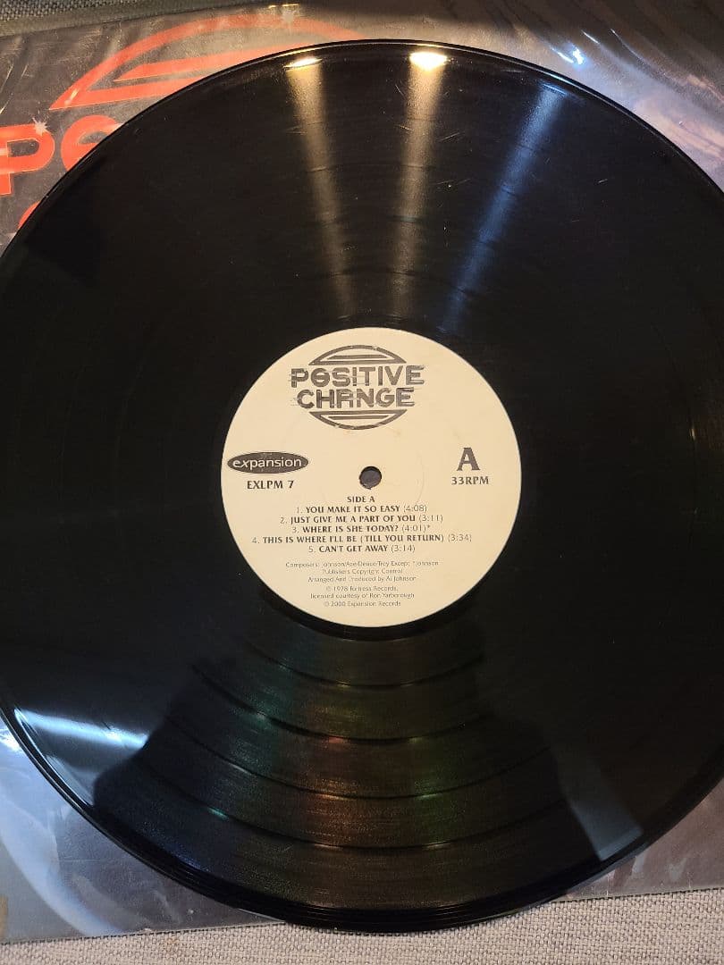 POSITIVE CHANGE LP レコード
