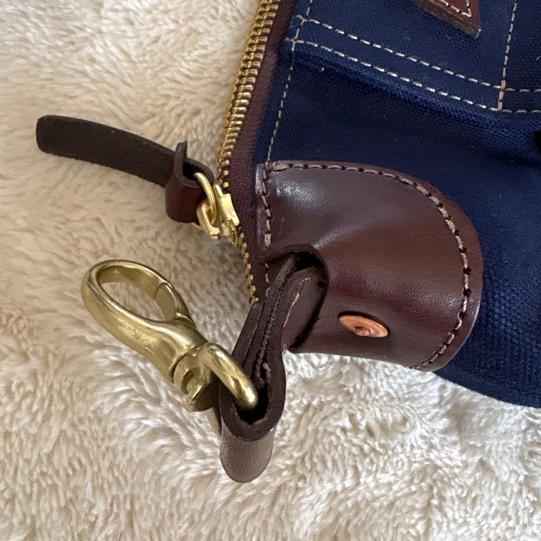 BEERBELLY ビアベリー 2WAY トートバッグ キャンバス×本革