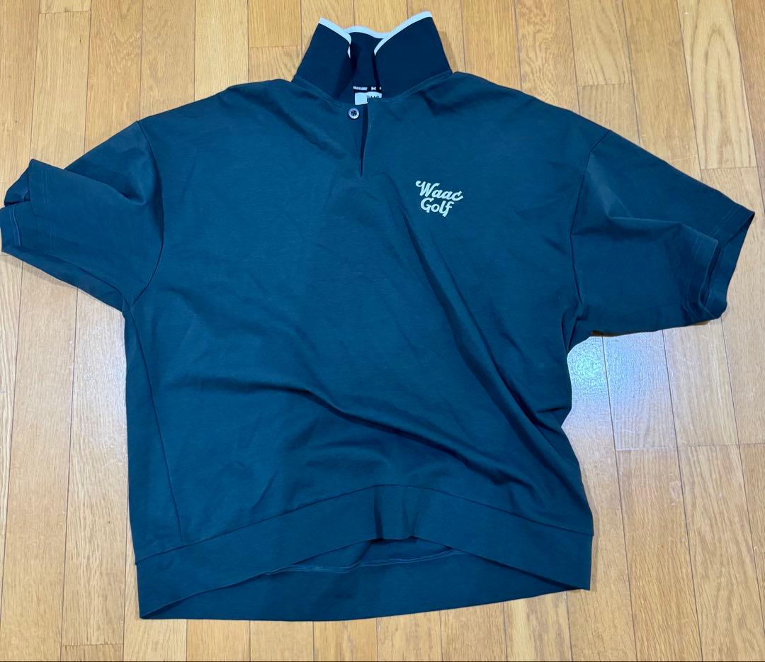 WAAC ワック　ライトストレッチポンチポロシャツ ダークグリーン　2025