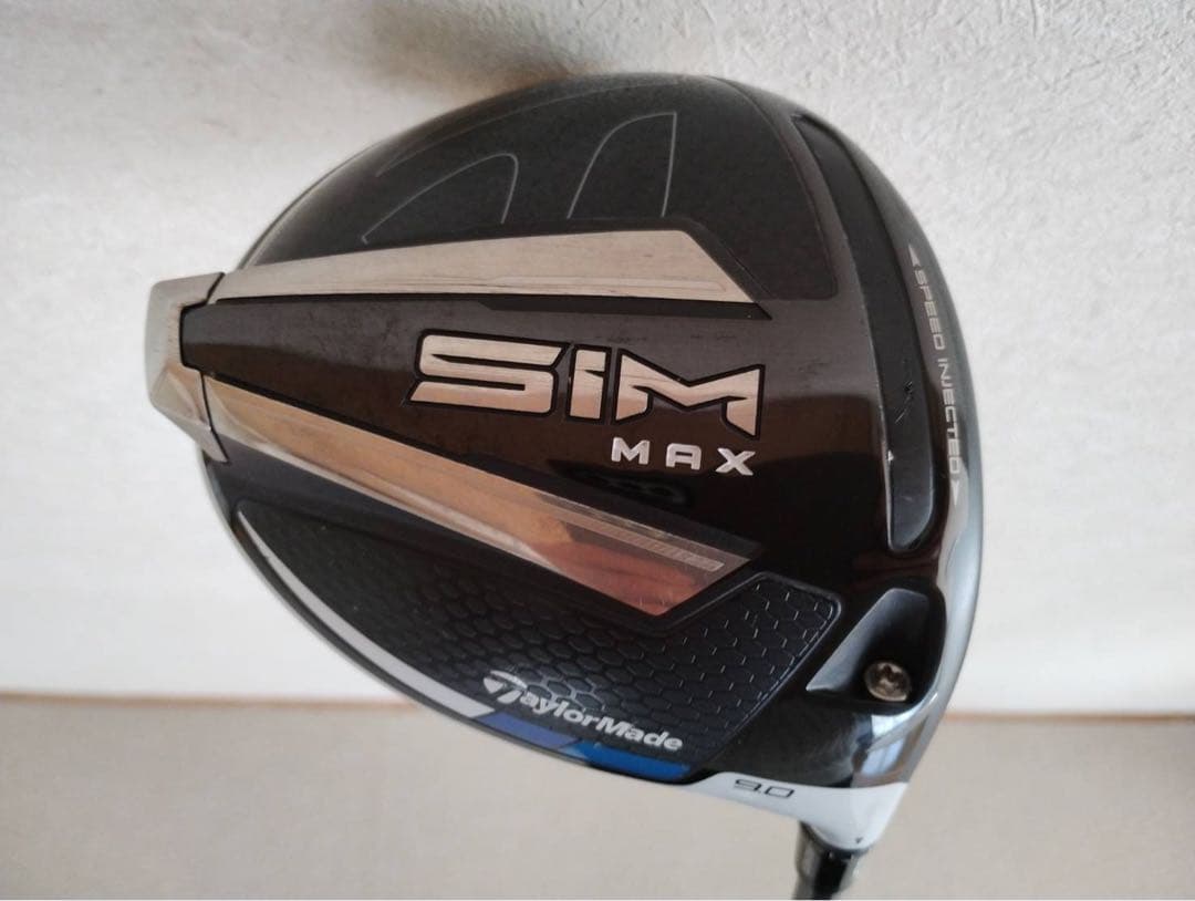 テーラーメイド SIM maxドライバー 9°　flex:S 【付属品あり】