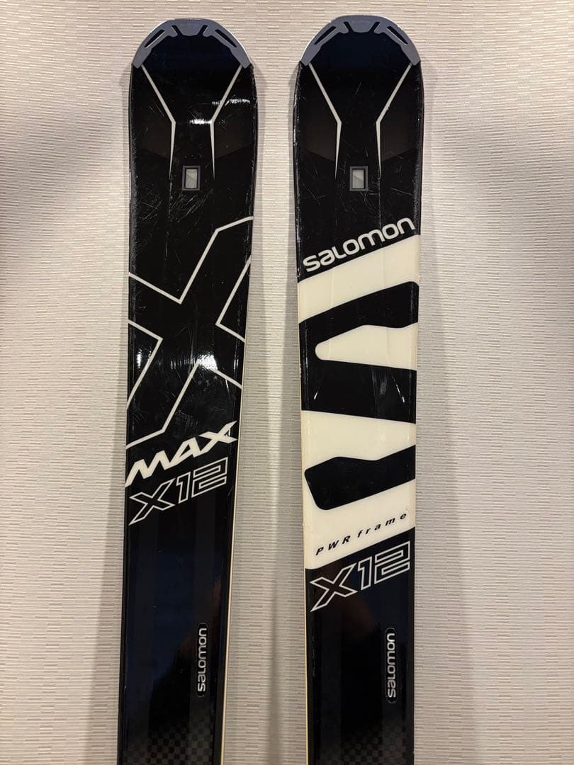 Salomon X12 スキー ブラック/ホワイト