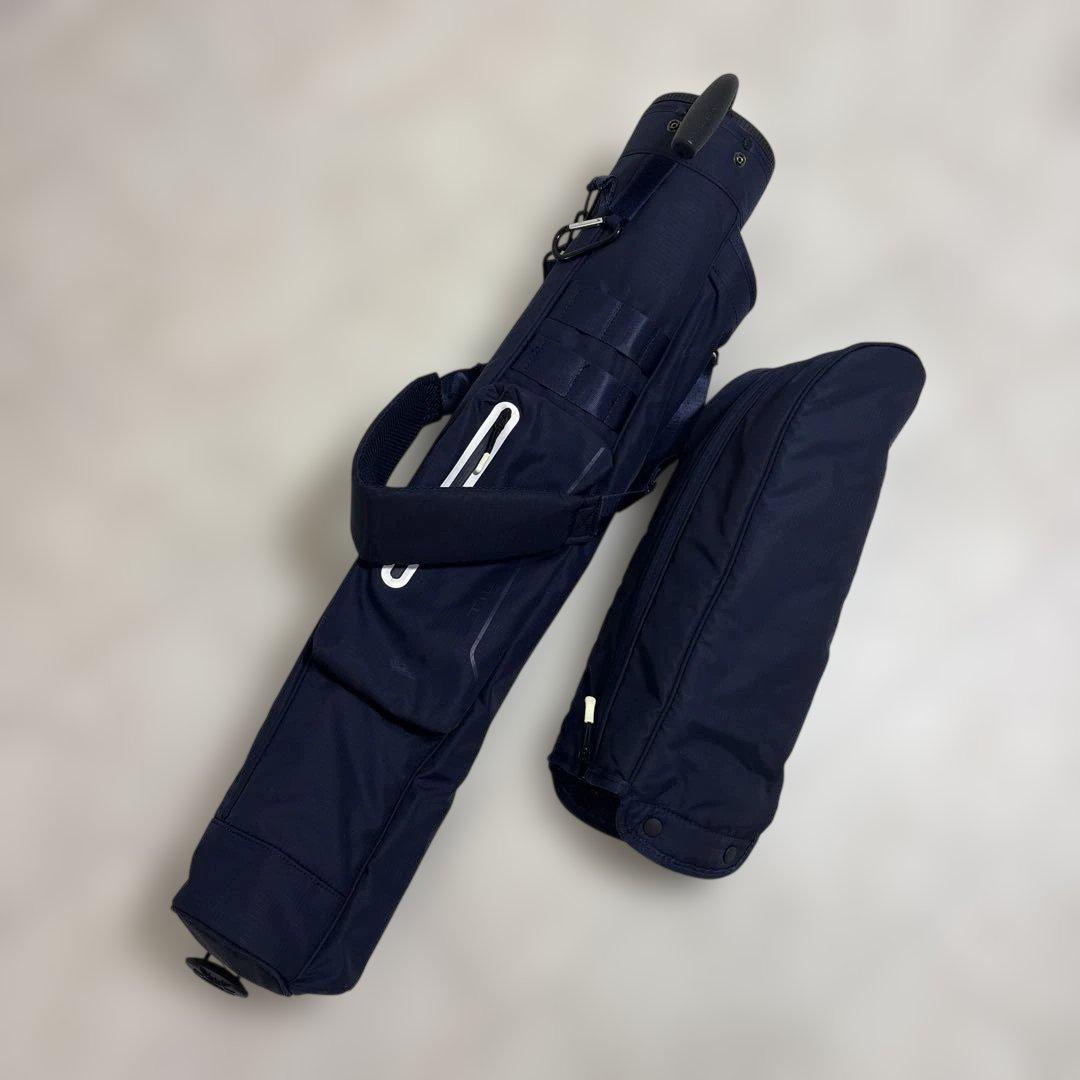 TIGORA サブバック ネイビー セルフスタンドキャディバッグBRIEFING