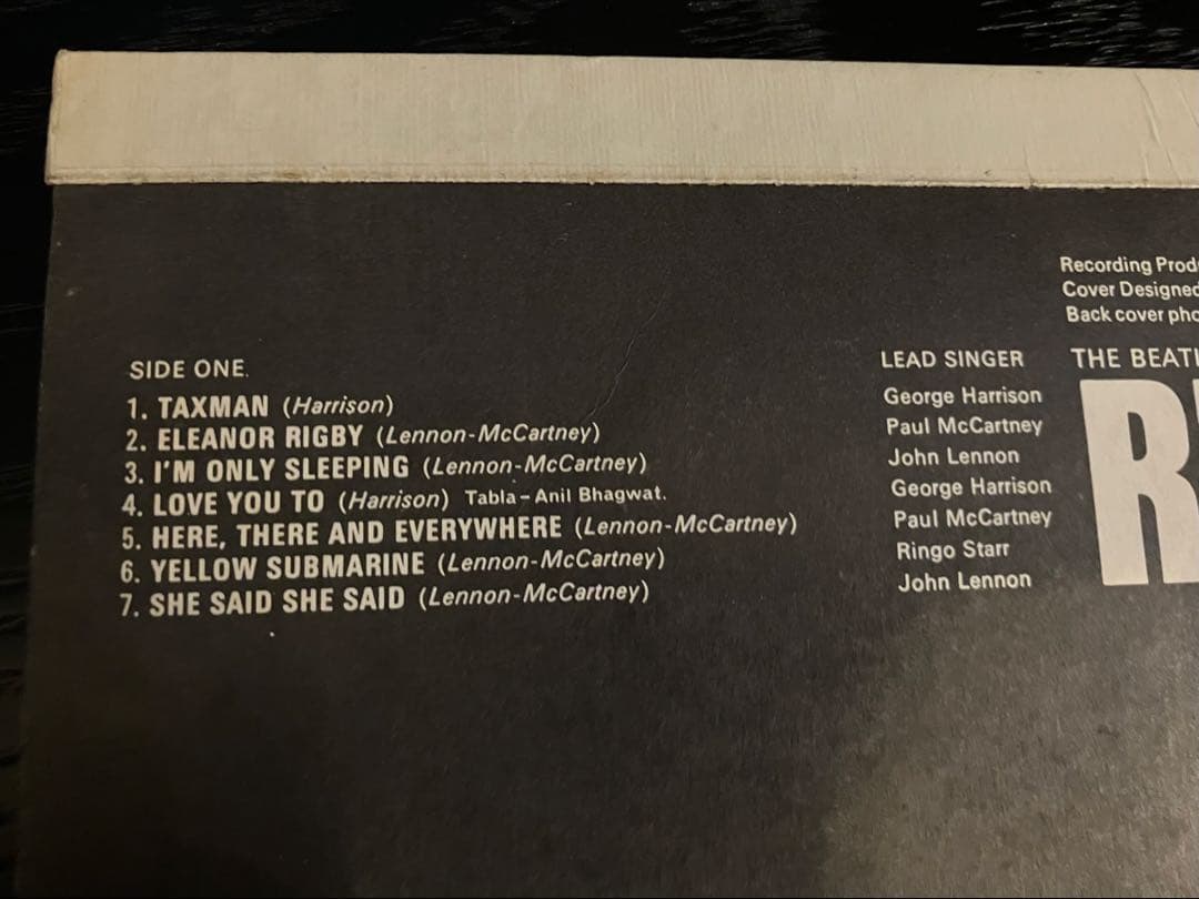 【美品】BEATLES REVOLVER レコード MONO ビートルズ　初期盤