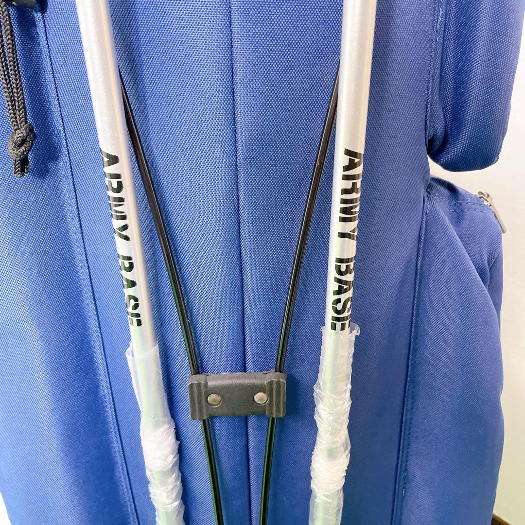 美品　アーミーベースコレクション　デニム　スタンドキャディバック　アイアンカバー