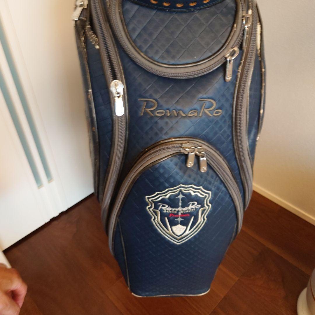 RomaRo ゴルフキャディーバッグ ネイビー　中古