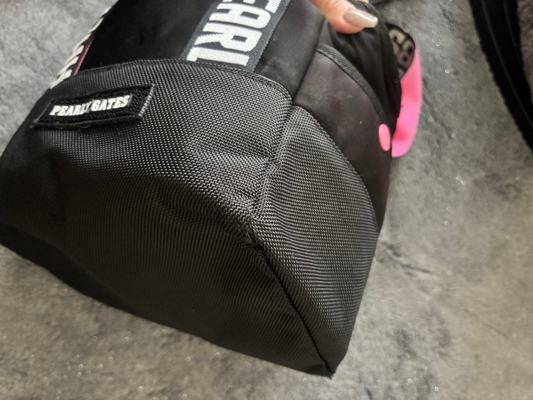 PEARLY GATES ゴルフバッグ ブラック/ピンク