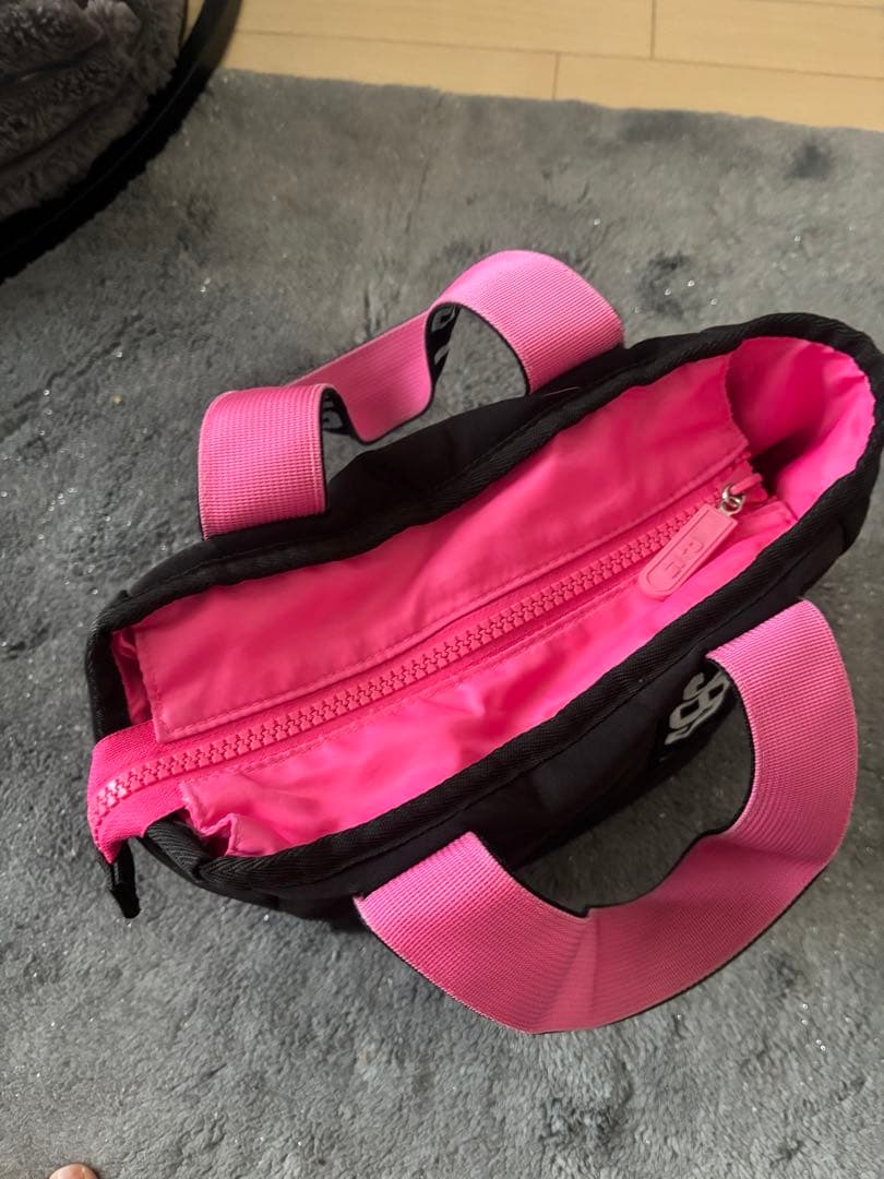 PEARLY GATES ゴルフバッグ ブラック/ピンク