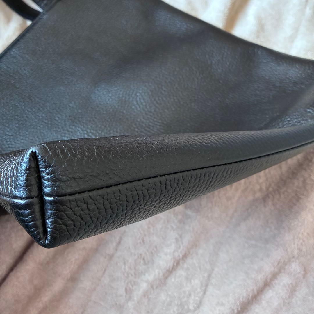 【美品】HushTug ハッシュタグ スマートトート レザー トートバッグ