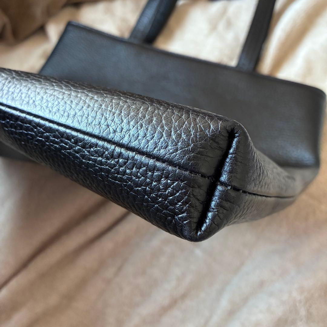 【美品】HushTug ハッシュタグ スマートトート レザー トートバッグ