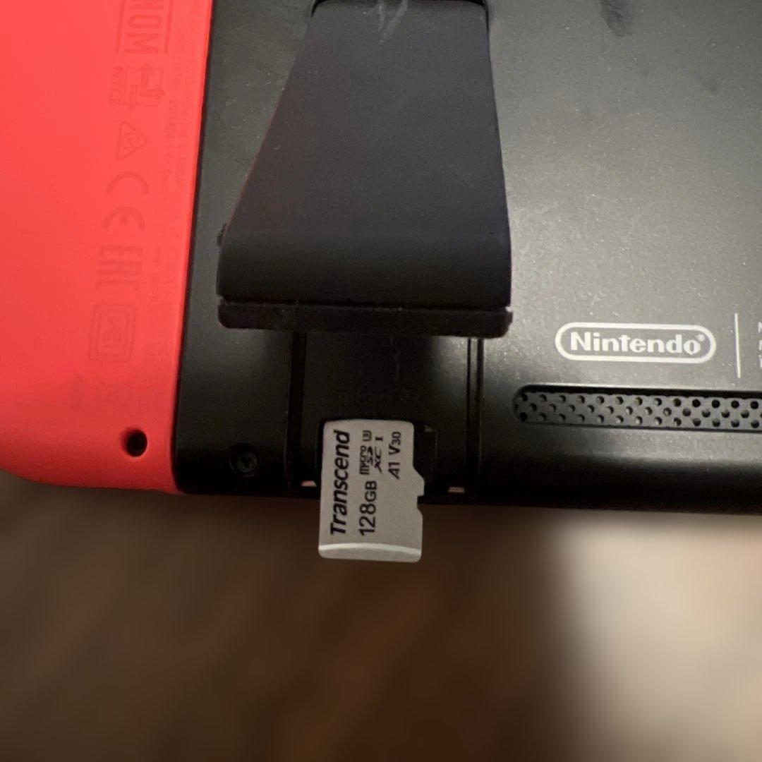 【箱、microSD(128GB)付き】Nintendo switch&付属品
