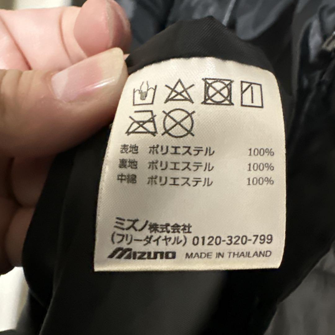 美品 刺繍 MIZUNO ダウンベンチコート メンズ Lサイズ 野球 サッカー