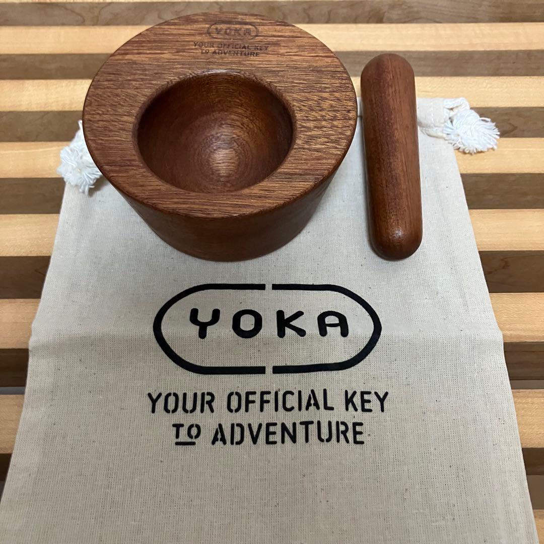 新品ヨカYOKA カッティングボード スパイスクラッシャー キャンプ アウトドア