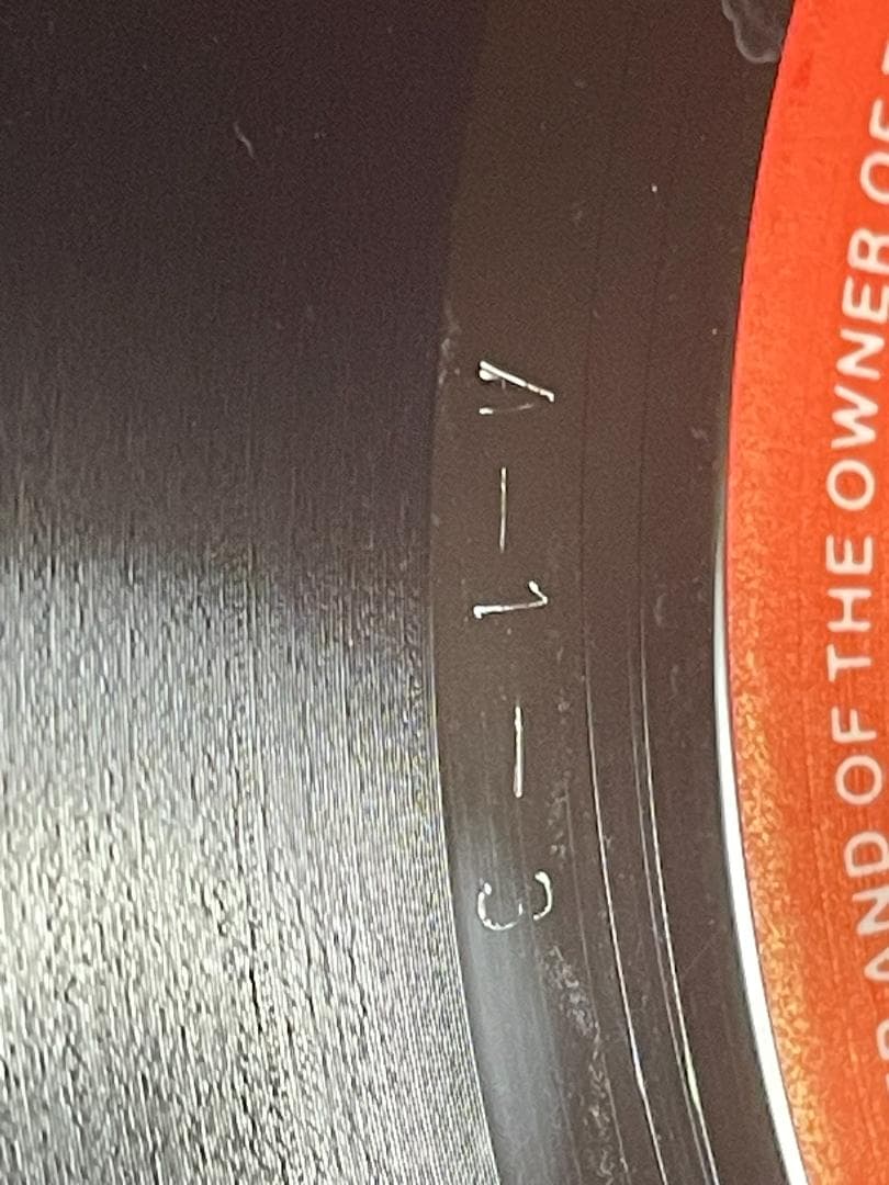 Ω洗浄LP♩　Level 42／Standing In The Light　Ω