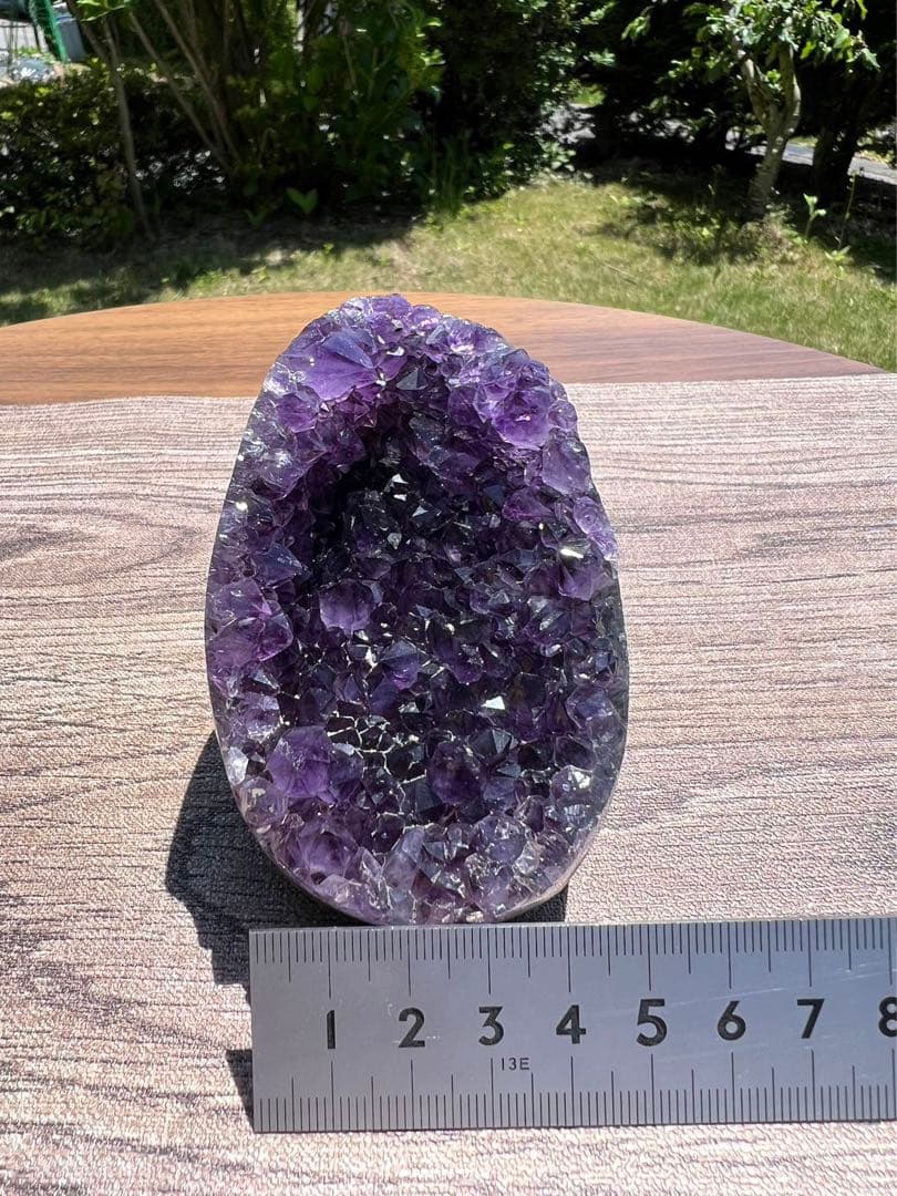 A588 高品質アメジストドーム パワーストーン 紫水晶 天然石 置き物