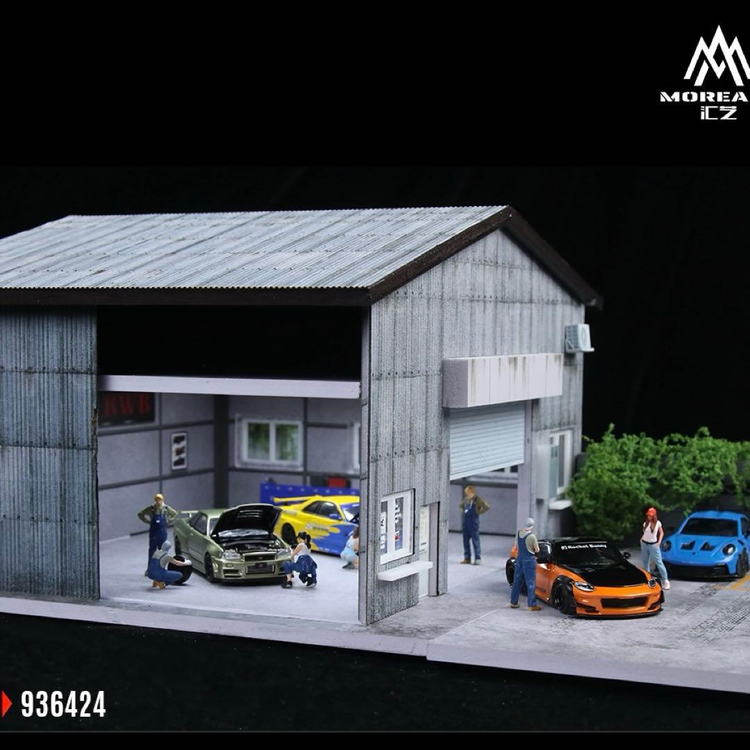 《最新入荷》1/64 工場建物 LED照明付き 新品・未使用品