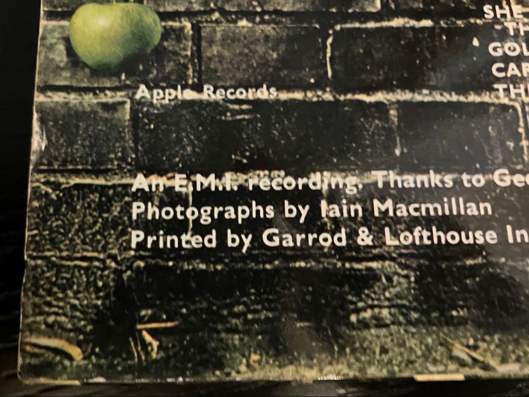 【美品】THE BEATLES ABBEY ROADレコード　初期盤