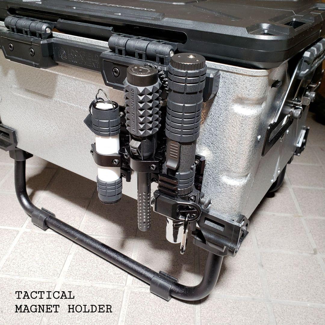 2個タクティカルマグネットホルダー　ユニフレームスティックターボ2Ⅱ