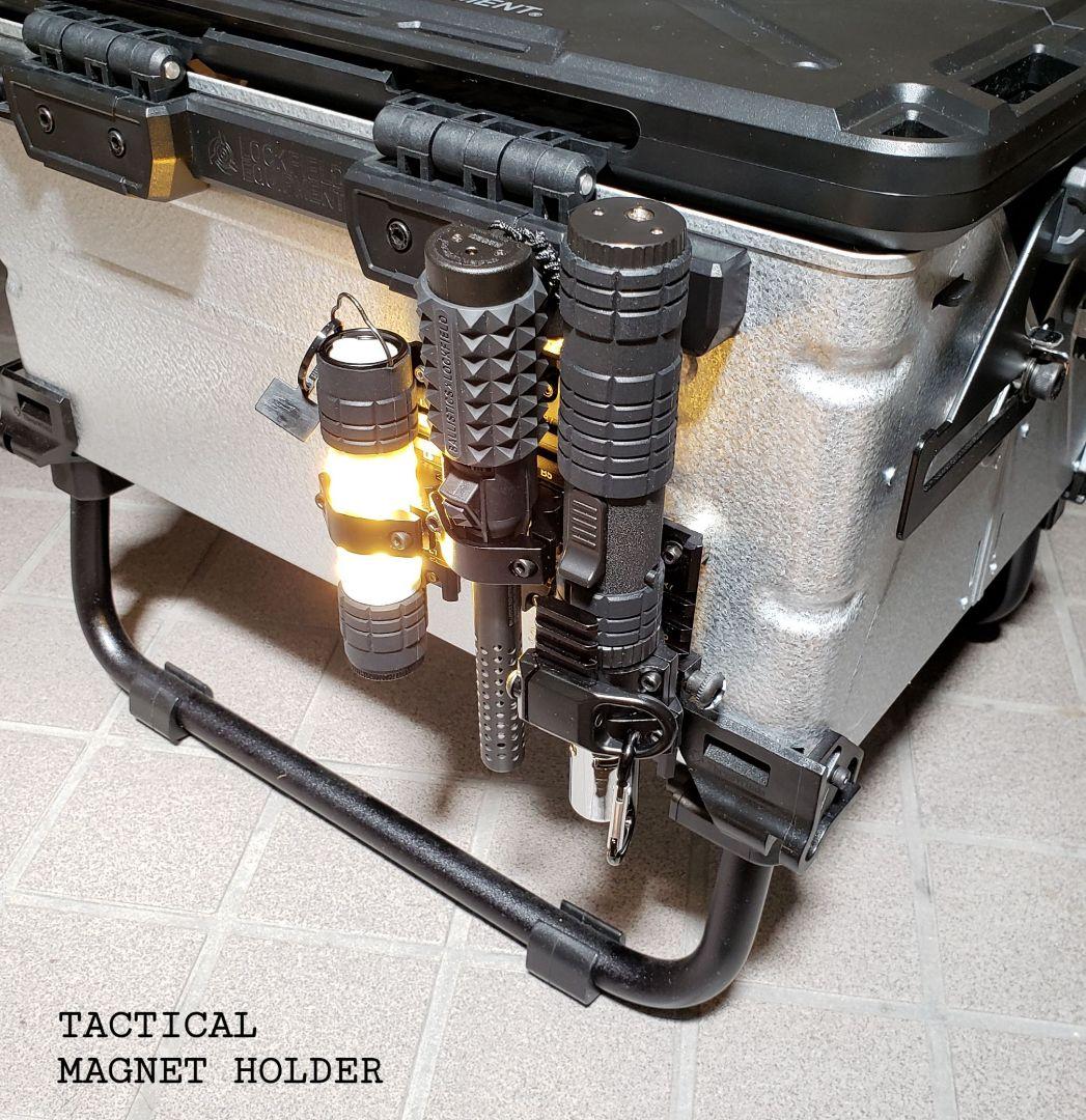 2個タクティカルマグネットホルダー　ユニフレームスティックターボ2Ⅱ