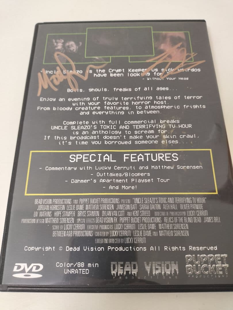 Uncle Sleazo’s Toxic and Terrifying DVD