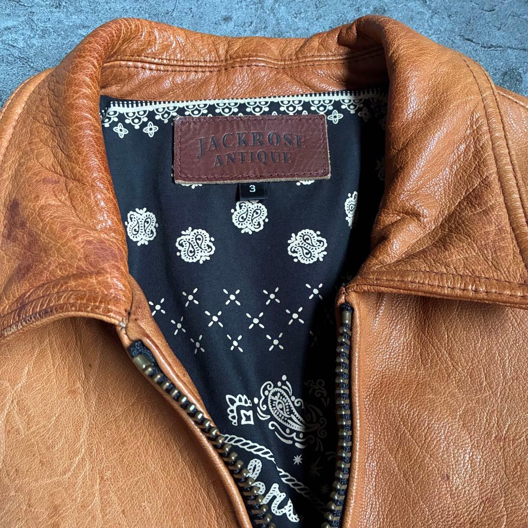 00s JACKROSE シングルライダースジャケット 山羊革 お兄系 y2k